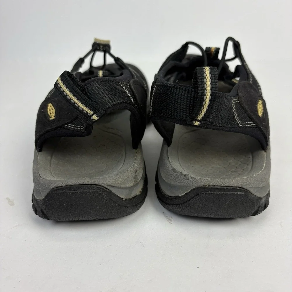 KEEN Closed Toe Water Sandal Mens 9 Black Waterproof Hiking Trail Venice H2 43